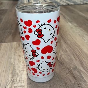 Hello Kitty White with Hearts Valentine’s Tumbler New
